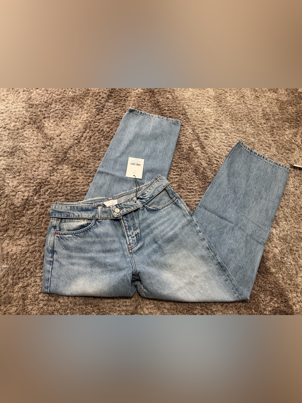 Reformation Charlee low rise straight leg jeans